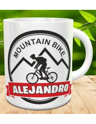 Taza MOUNTAIN BIKE personalizada