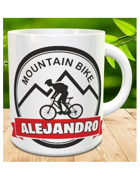 Taza MOUNTAIN BIKE personalizada
