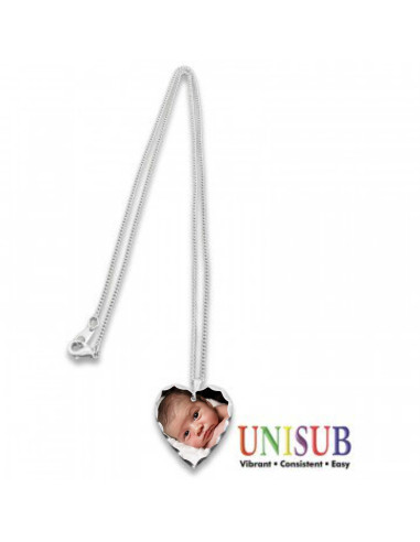 Colgante Forma corazón con cadena