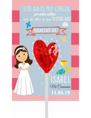 Gracias por venir a mi comunión