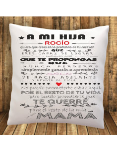 Cojín para mi hija