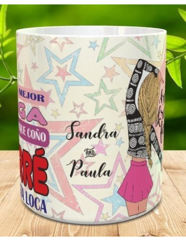 Taza mejores amigas