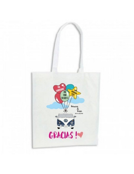 Bolsa gracias por venir a nuestra boda