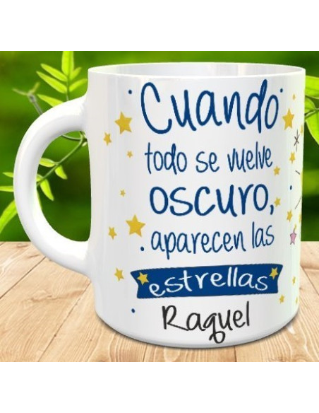 Taza cuando todo se vuelve oscuro...