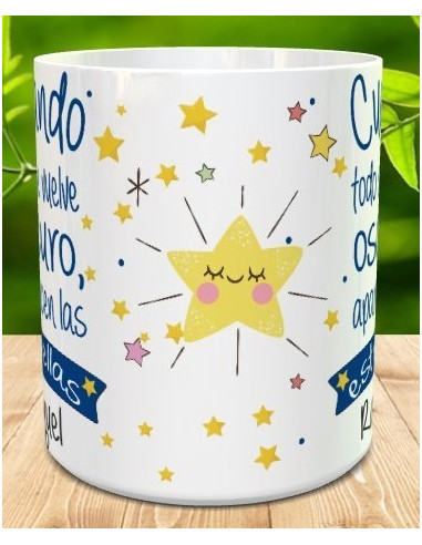 Taza cuando todo se vuelve oscuro...