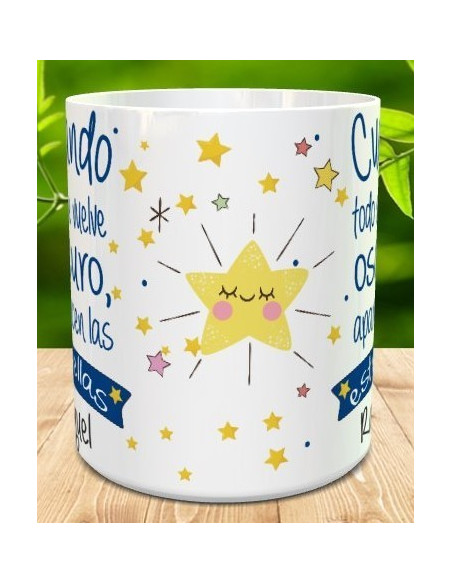 Taza cuando todo se vuelve oscuro...