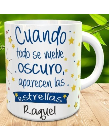 Taza cuando todo se vuelve oscuro...