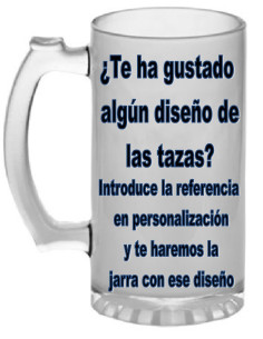Jarra de cerveza personalizada