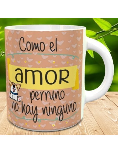 Taza amor perruno