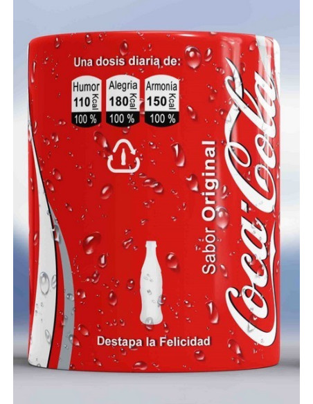 Taza Coca-Cola personalizada
