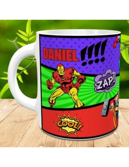 Taza super héroes