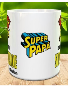 Taza papa eres mi superheroe 2