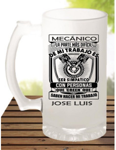 Jarra cerveza mecánico