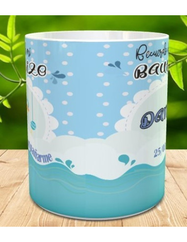 Taza recuerdo bautizo