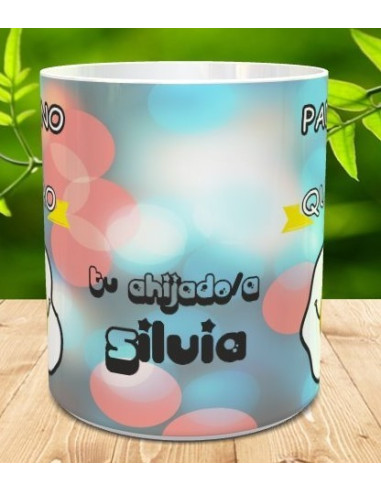 Taza padrino te quiero un huevo