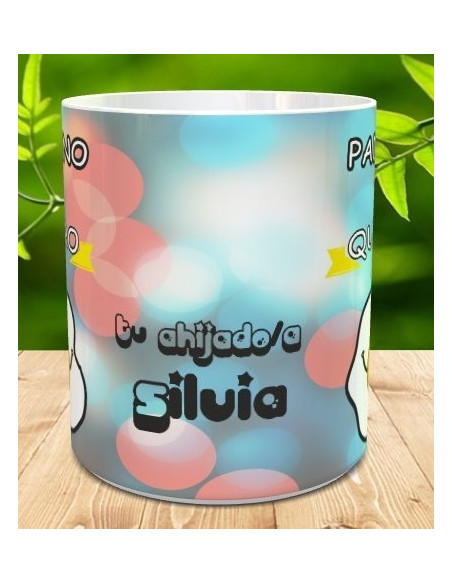 Taza padrino te quiero un huevo