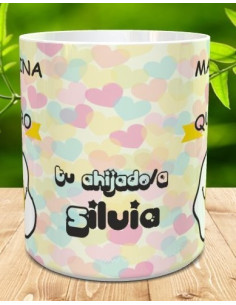 Taza madrina te quiero un huevo 2