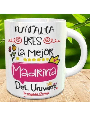 Taza mejor madrina del universo