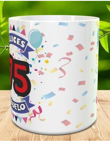 Taza feliz cumpleaños ABUELO/ABUELA