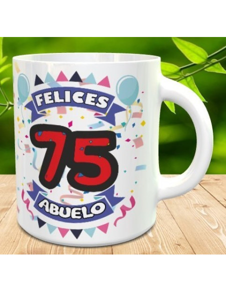 Taza feliz cumpleaños ABUELO/ABUELA