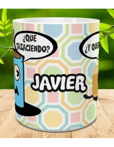 Taza quetazaciendo y quesello