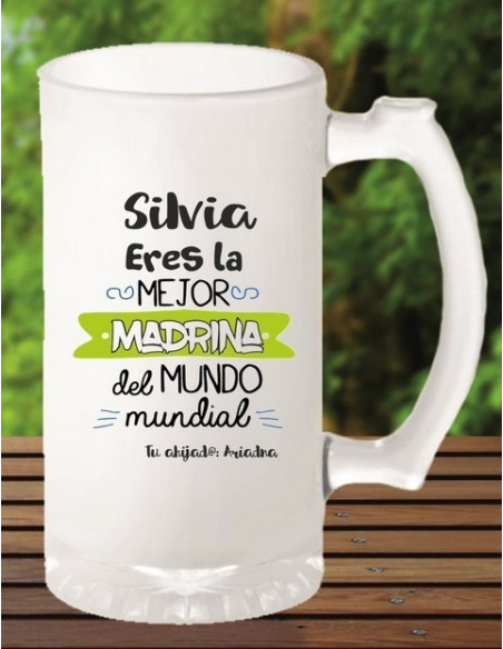 Jarra eres la mejor madrina del mundo mundial