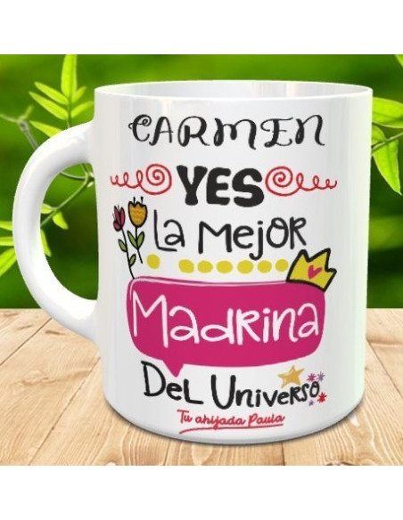 Taza mejor madrina del universo