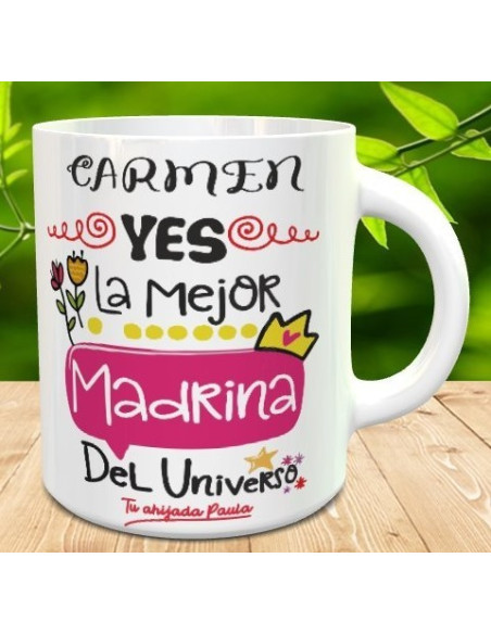 Taza mejor madrina del universo