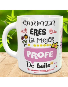 Taza regalo profe de baile