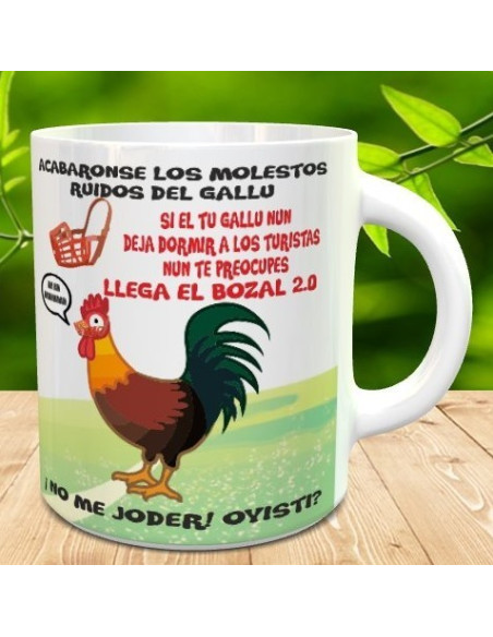 Taza gallo asturiano