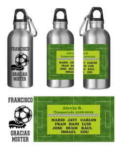 Cantimplora de aluminio con tapón de rosca 2