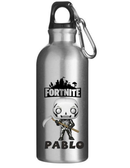 Cantimplora de aluminio con tapón de rosca