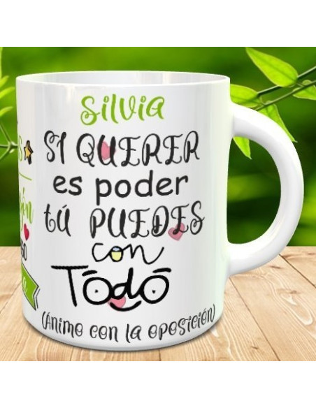 Taza animo oposiciones