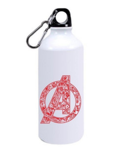 Cantimplora de aluminio con tapón de rosca