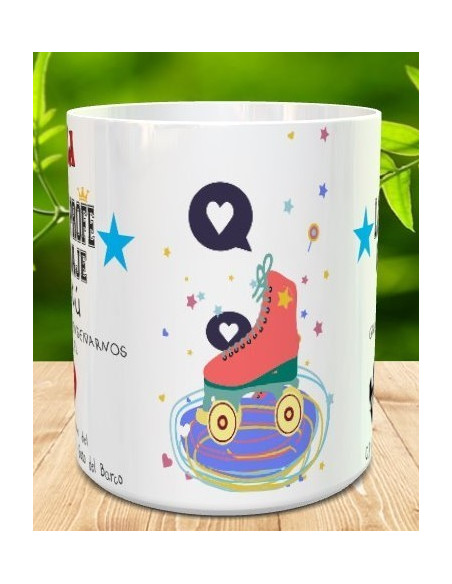 Taza regalo profe de patinaje