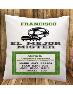 Cojín regalo entrenador - mister