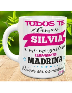 Taza quieres ser mi madrina