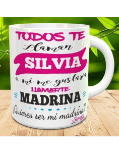 Taza quieres ser mi madrina 2