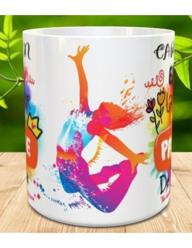 Taza regalo profe de baile