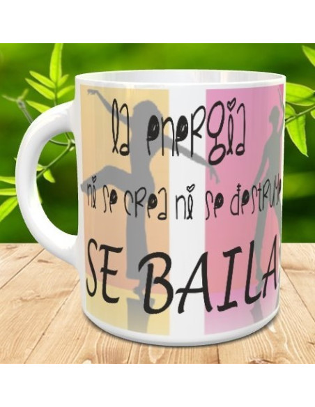 Taza regalo profe de baile