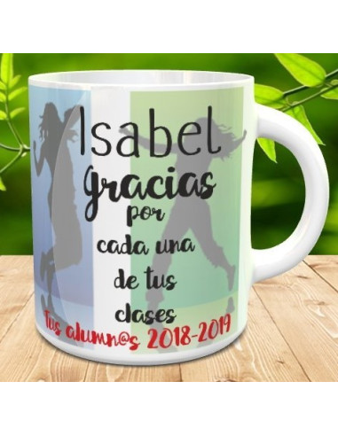 Taza regalo profe de baile