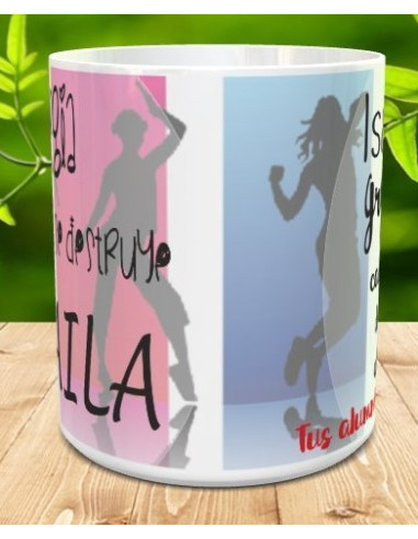 Taza regalo profe de baile