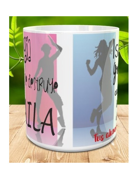 Taza regalo profe de baile