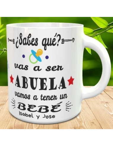 Taza vas a ser abuela