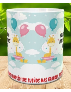 Taza felicidades por vuestro bebe 2