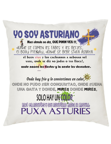 Cojín Soy Asturiano