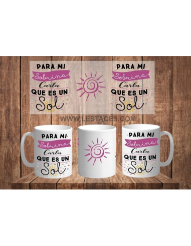 Taza regalo para mi sobrina