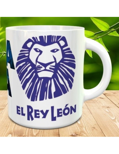 Taza el rey león