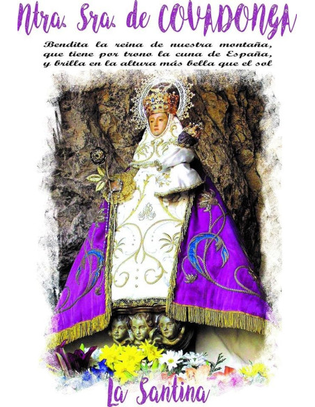 Azulejo Virgen de Covadonga