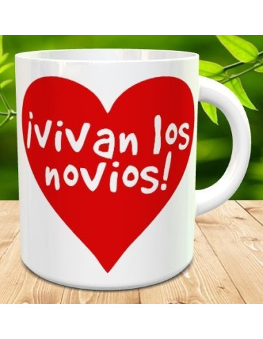 Taza vivan los novios